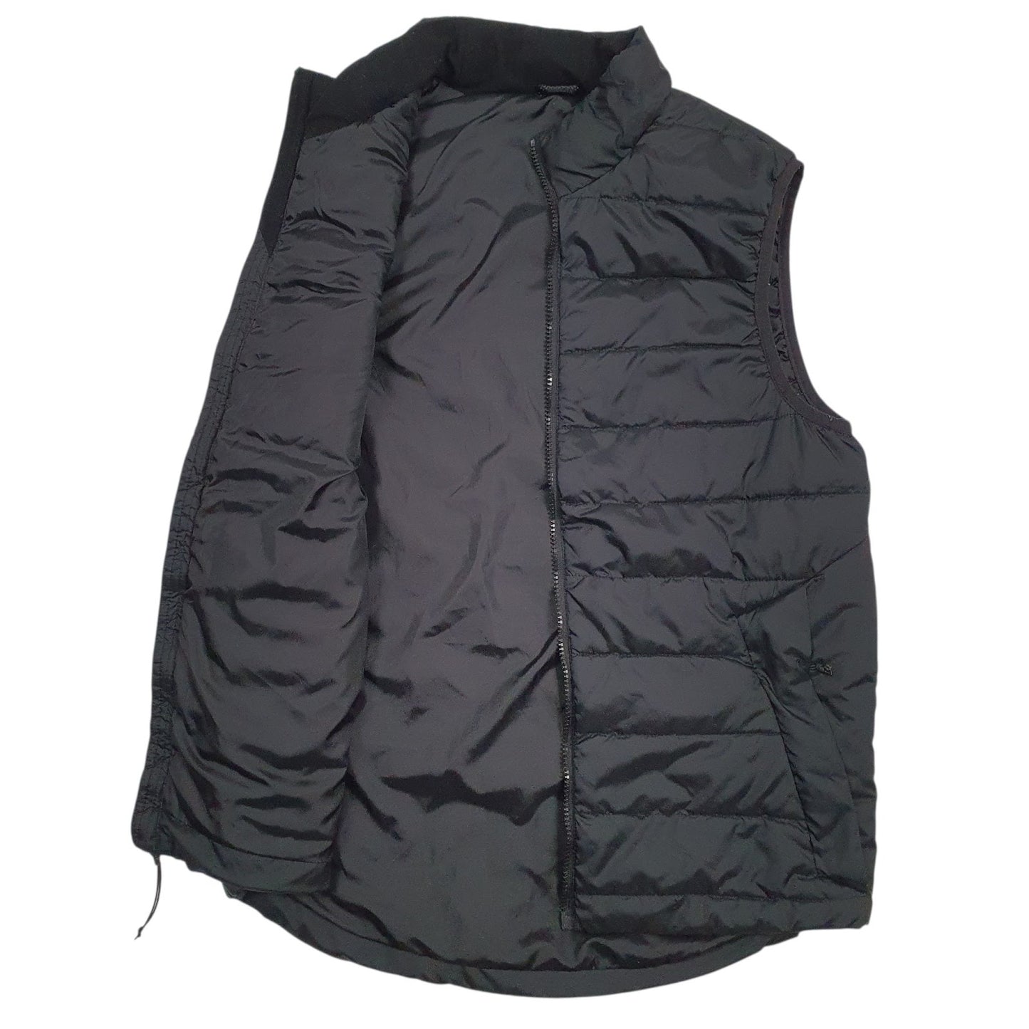 Mens Black Champion Padded Quarter Zip Coat