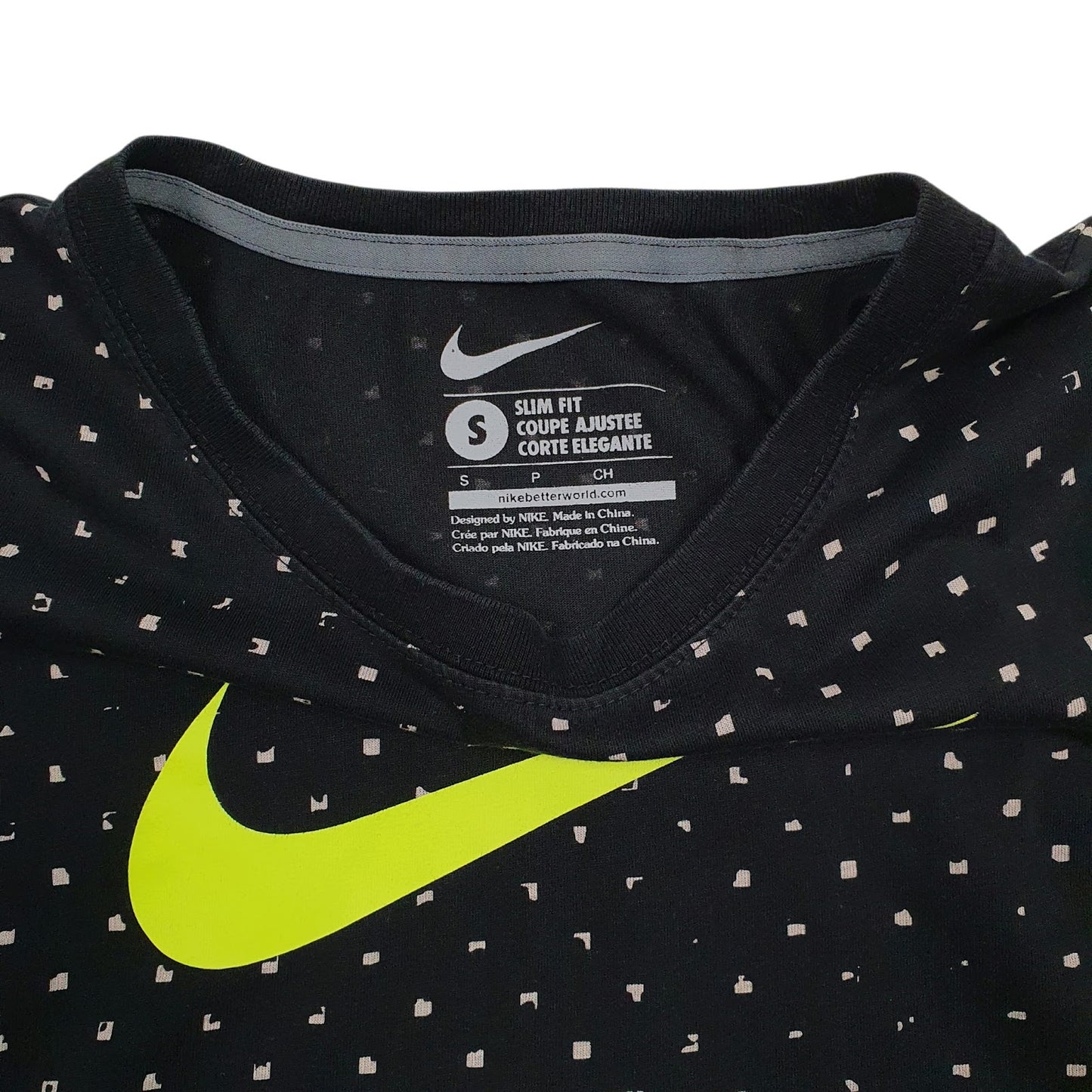 Womens Black Nike Slim Fit  T Shirt