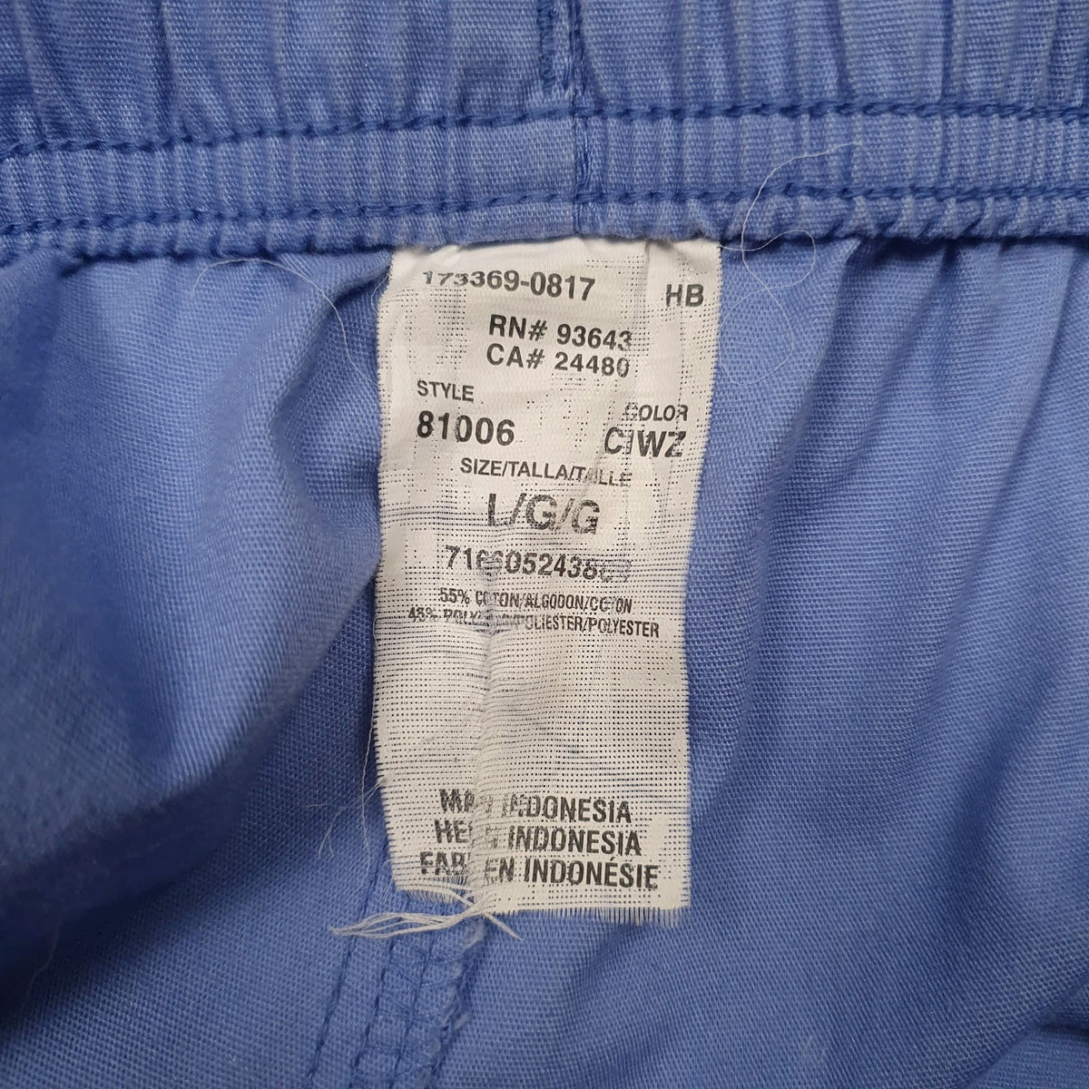 Mens Blue Dickies Vintage Cargo  Trousers