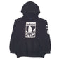 Mens Black Adidas Spellout Hoodie Jumper