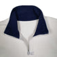Womens White Fila  Quarter Zip Jumper