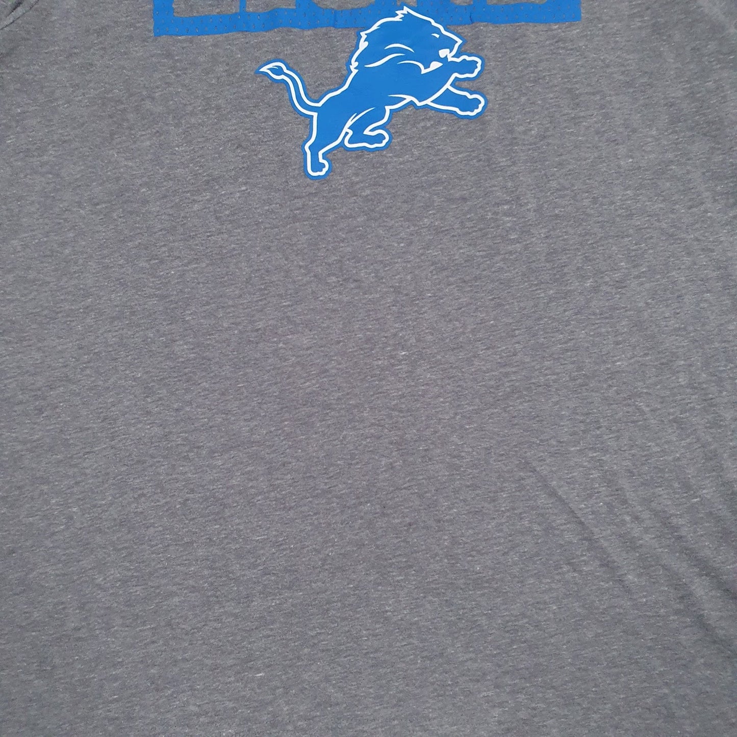 Mens Grey NFL Detroit Lions  T Shirt