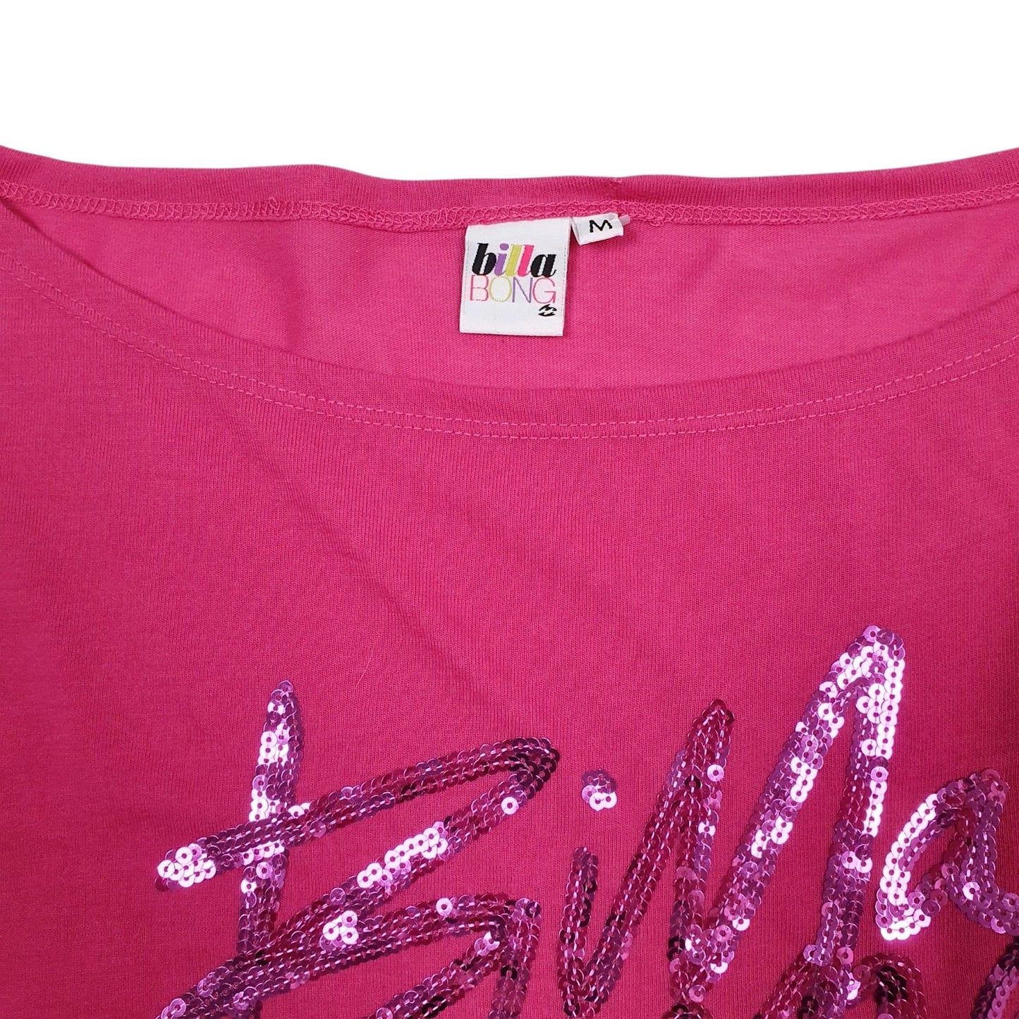 Womens Pink Billabong Surfing T Shirt  Dress