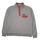 Mens Grey Patagonia Organic Snap T Quarter Zip Jumper