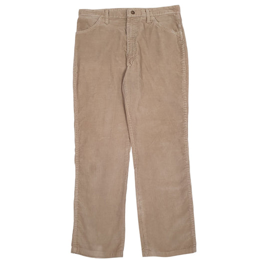 Mens Brown Rustlers Vintage 90s Made In USA Corduroy Trousers
