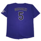 Mens Purple Unbranded Colorado Jersey  T Shirt