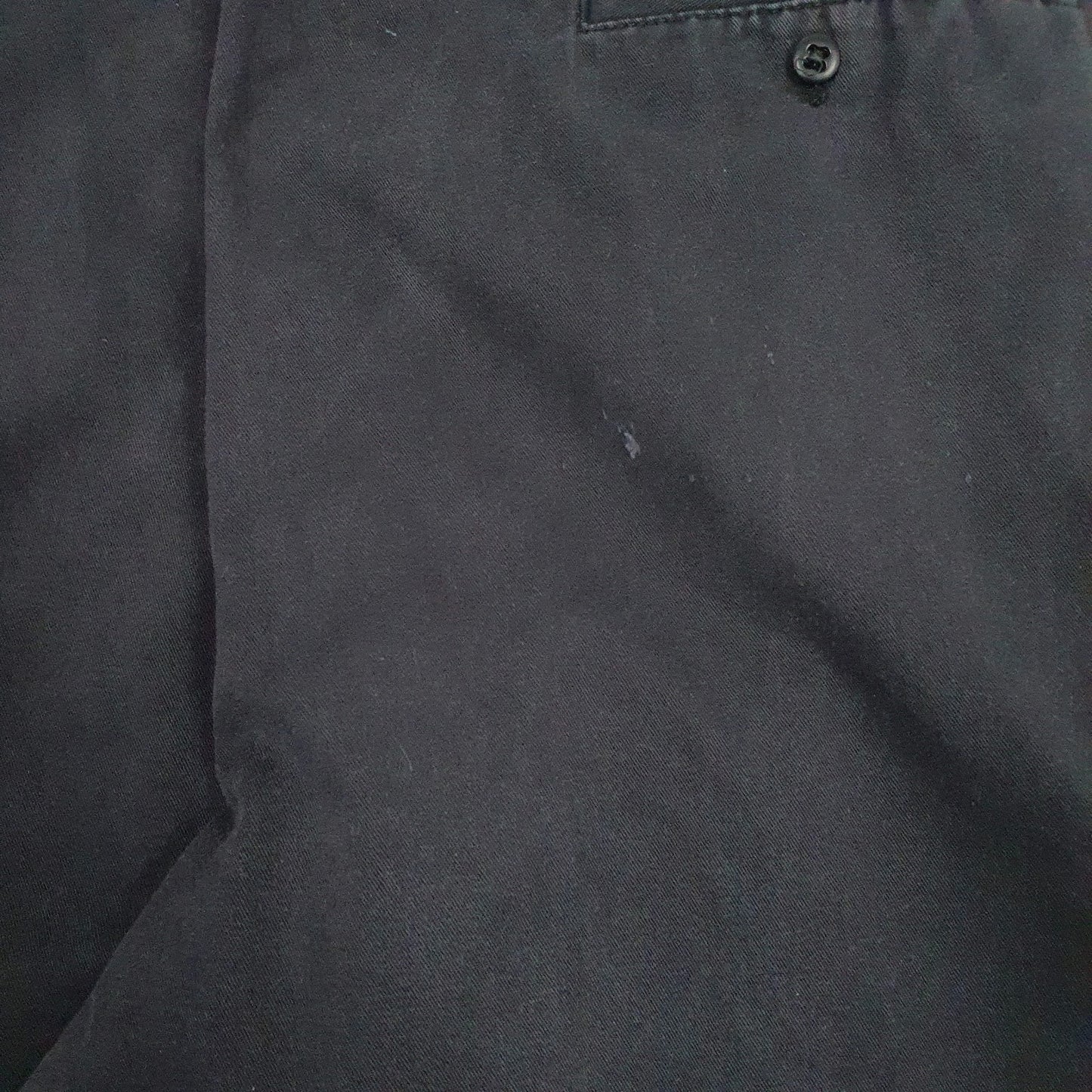 Mens Black Dickies   Trousers