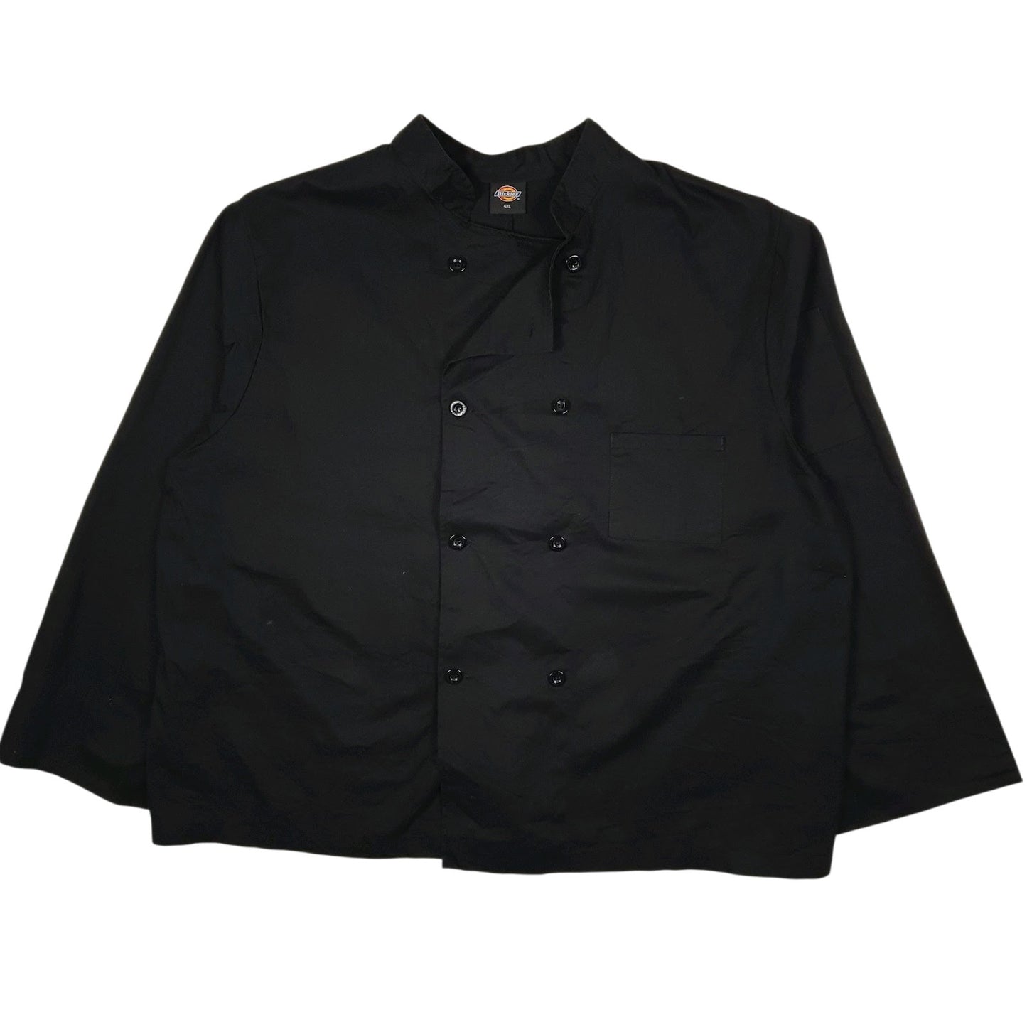 Mens Black Dickies Chefs Crewneck Coat