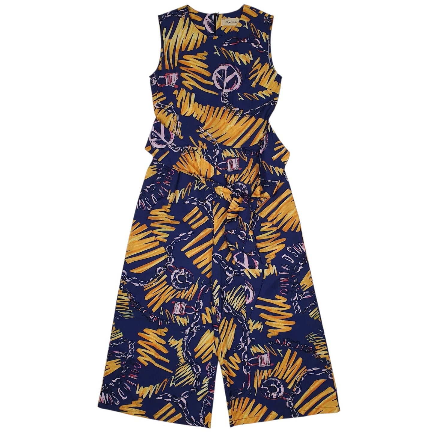 Womens Navy Ayimai  Sleeveless Dress
