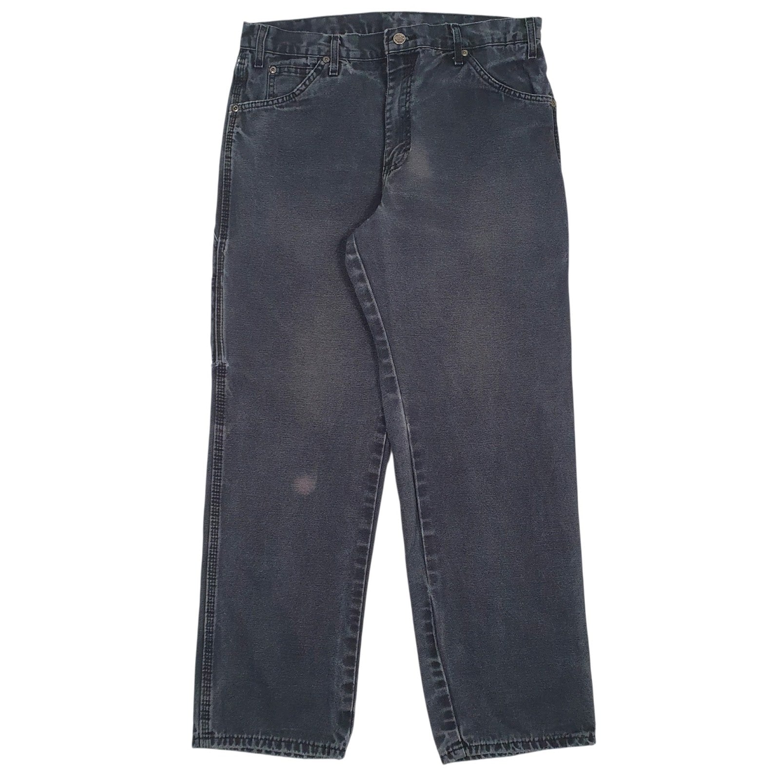 Mens Grey Dickies Workwear Carpenter JeansW32 L30