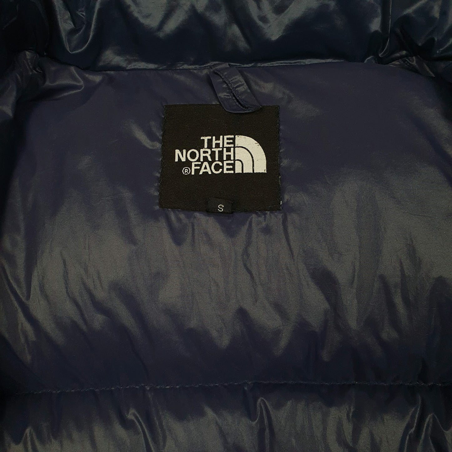 Mens Navy The North Face Nuptse  Coat