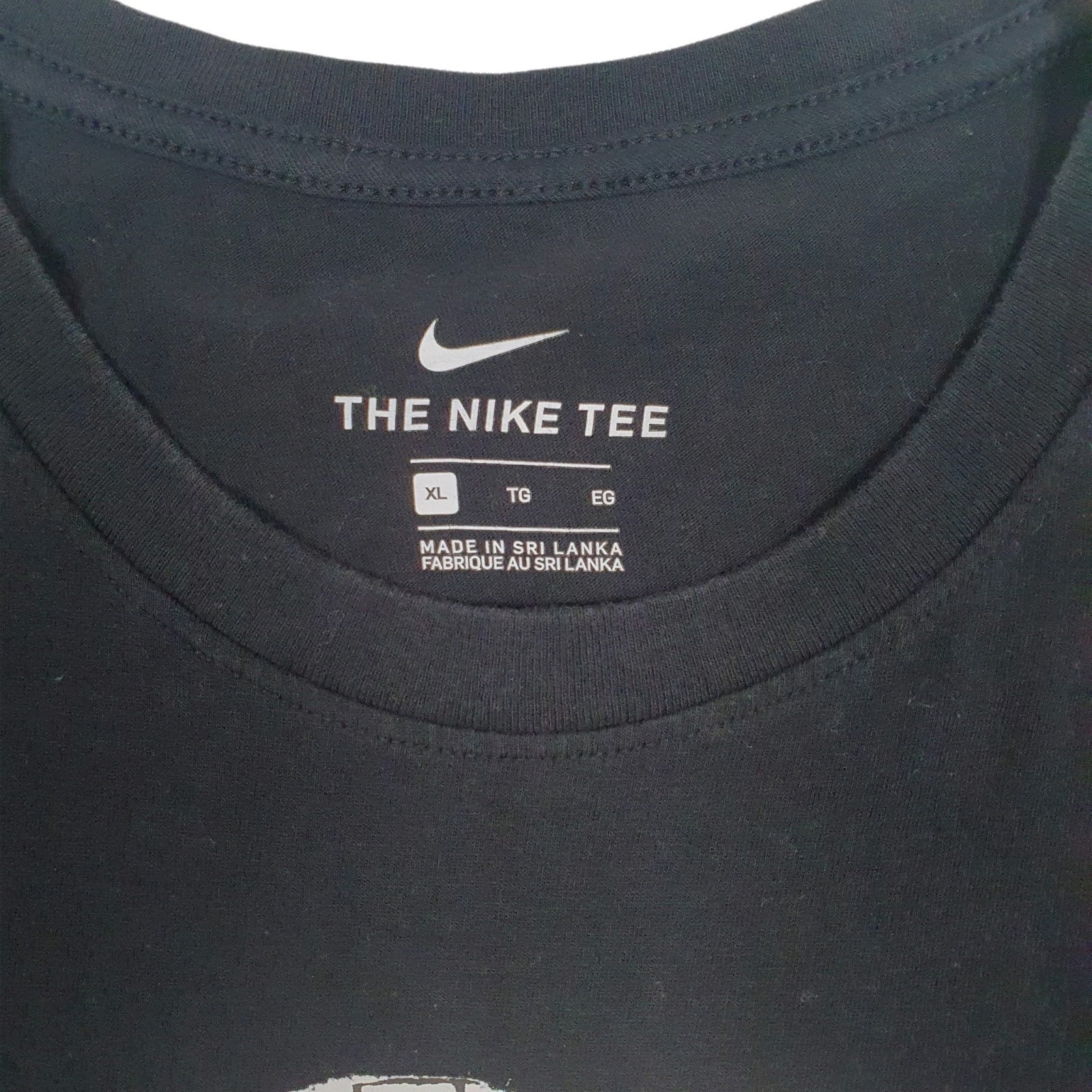 Mens Black Nike   T Shirt