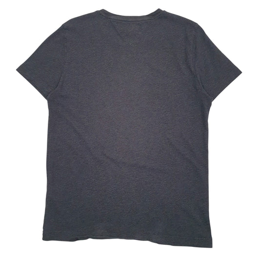 Mens Grey Tommy Hilfiger Spellout  T Shirt