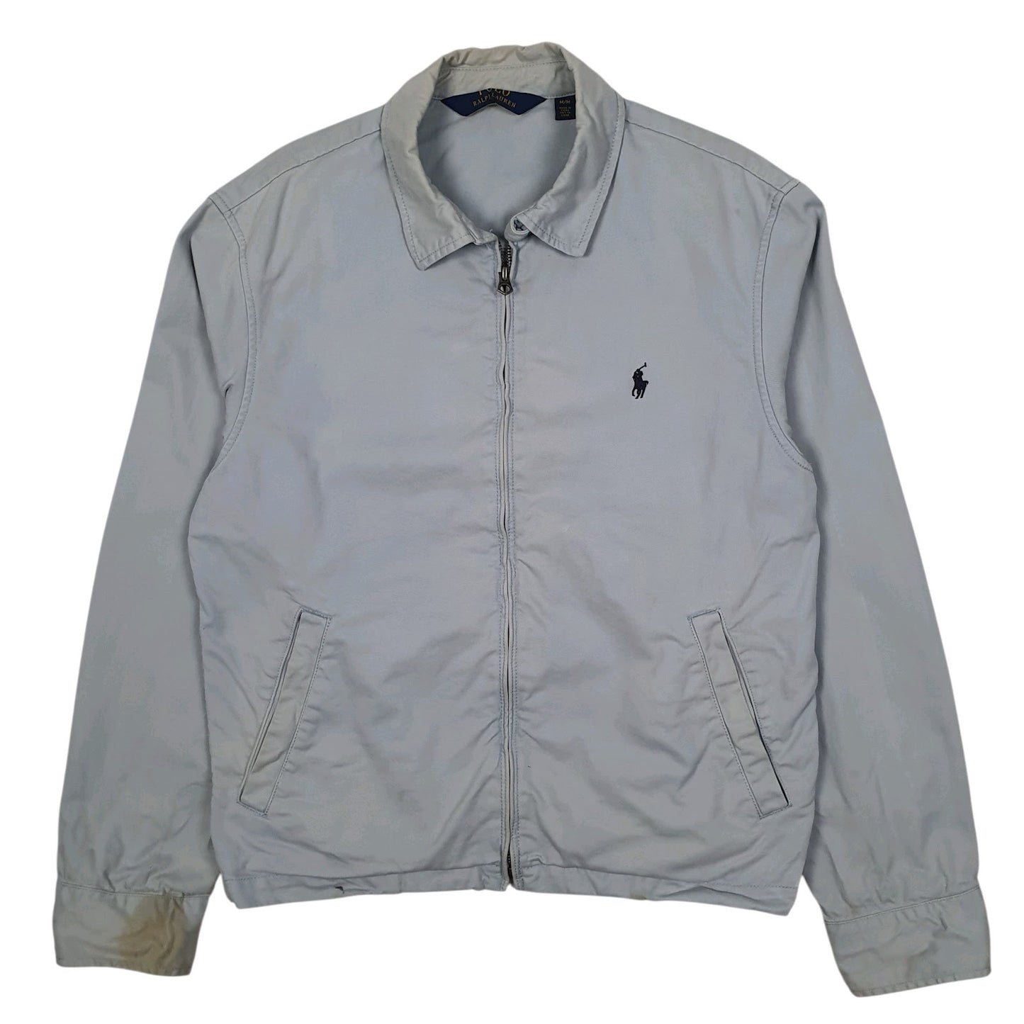 Mens Blue Polo Ralph Lauren Bomber  Coat