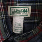 Mens Grey L.L.Bean Flannel  Shirt