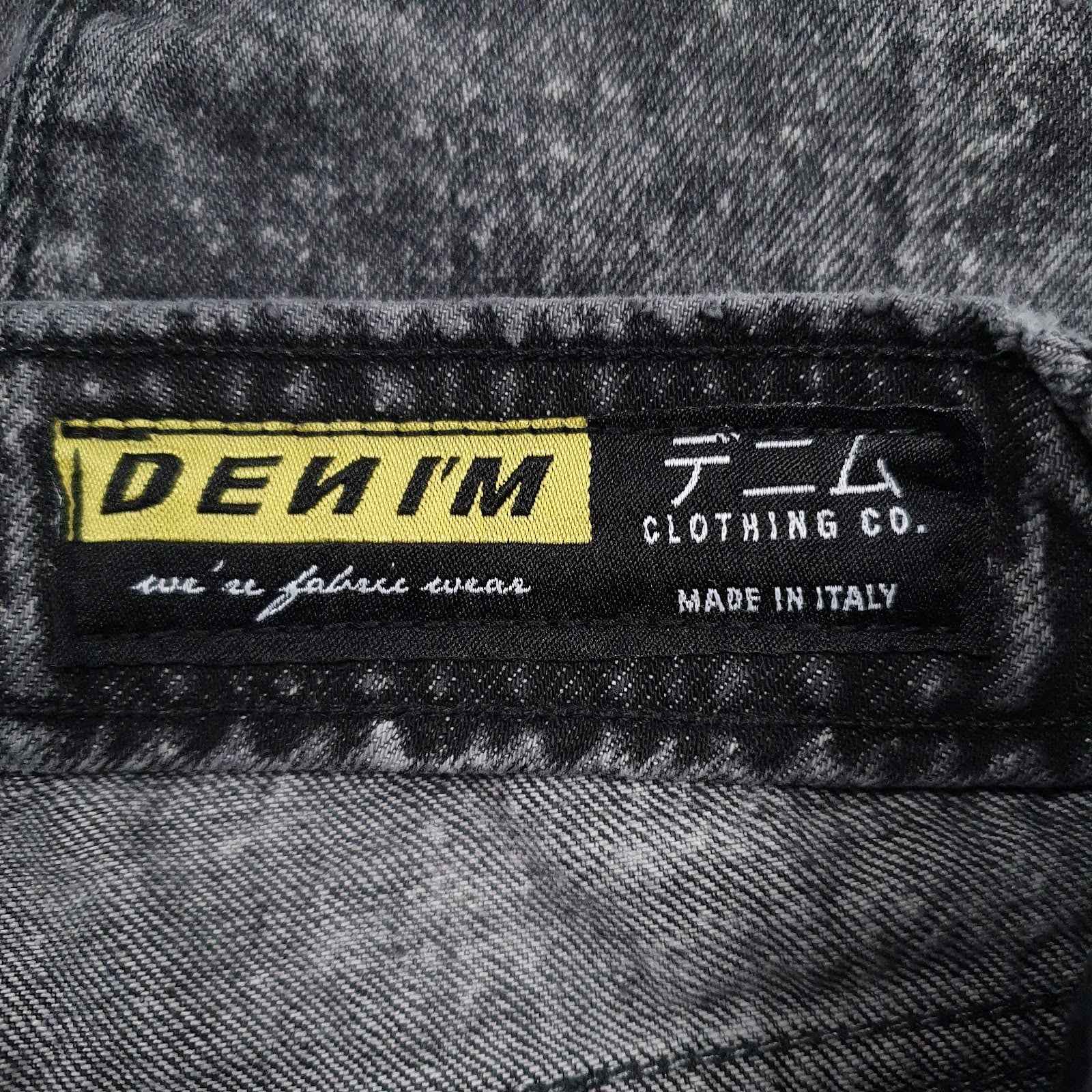 Mens Black Den Im Distressed  Shorts