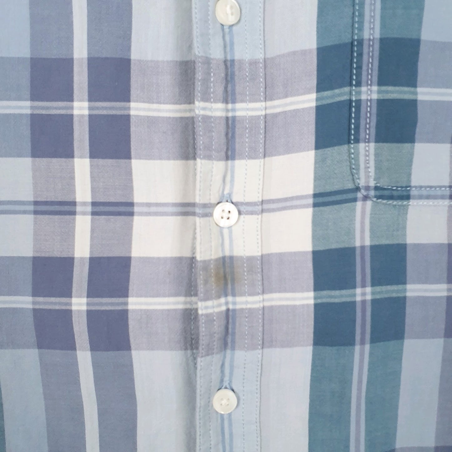 Mens Blue L.L.Bean   Shirt