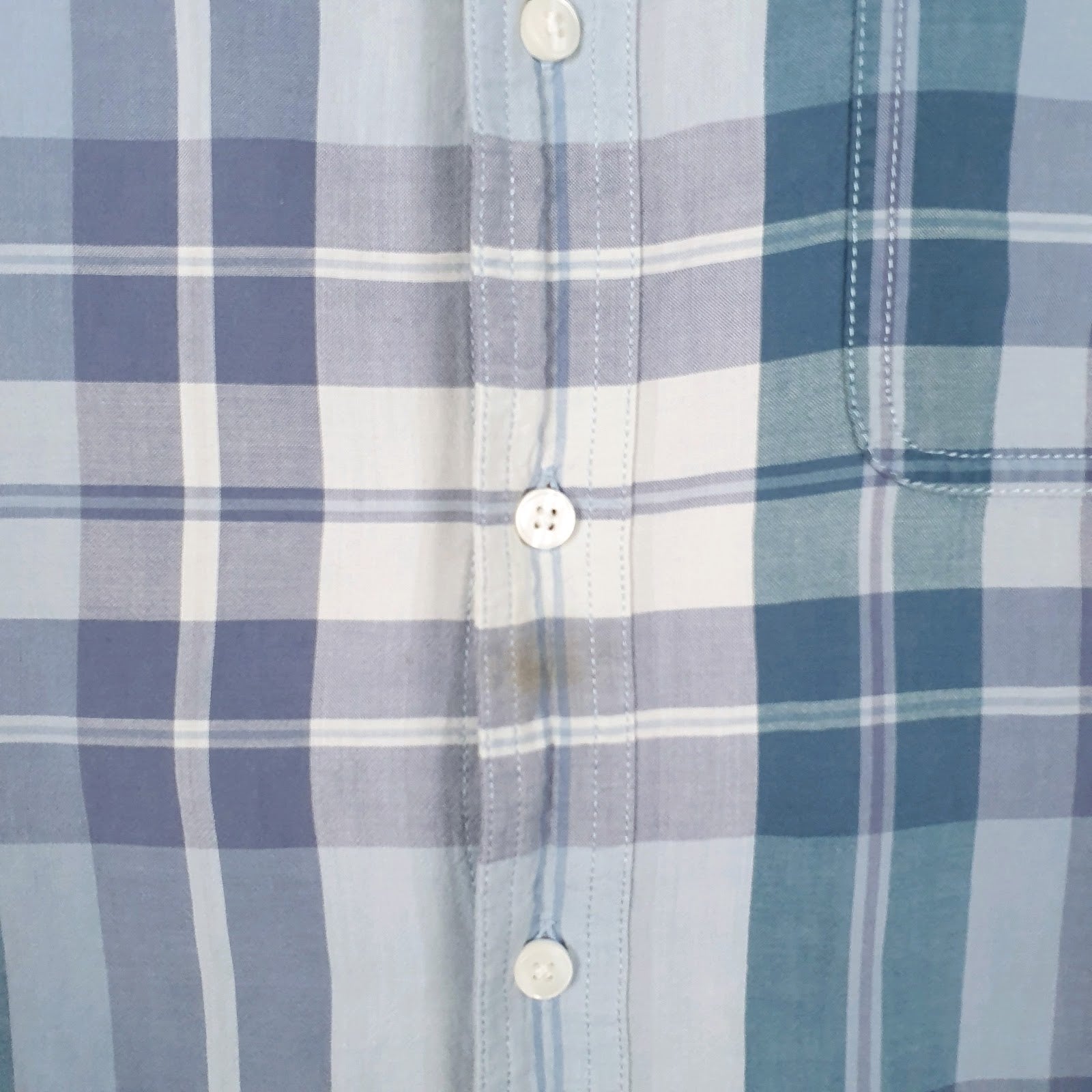 Mens Blue L.L.Bean   Shirt