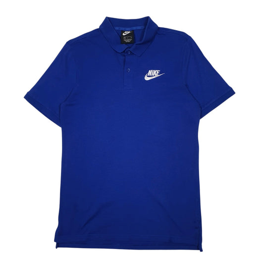 Mens Blue Nike  Short Sleeve Polo Shirt