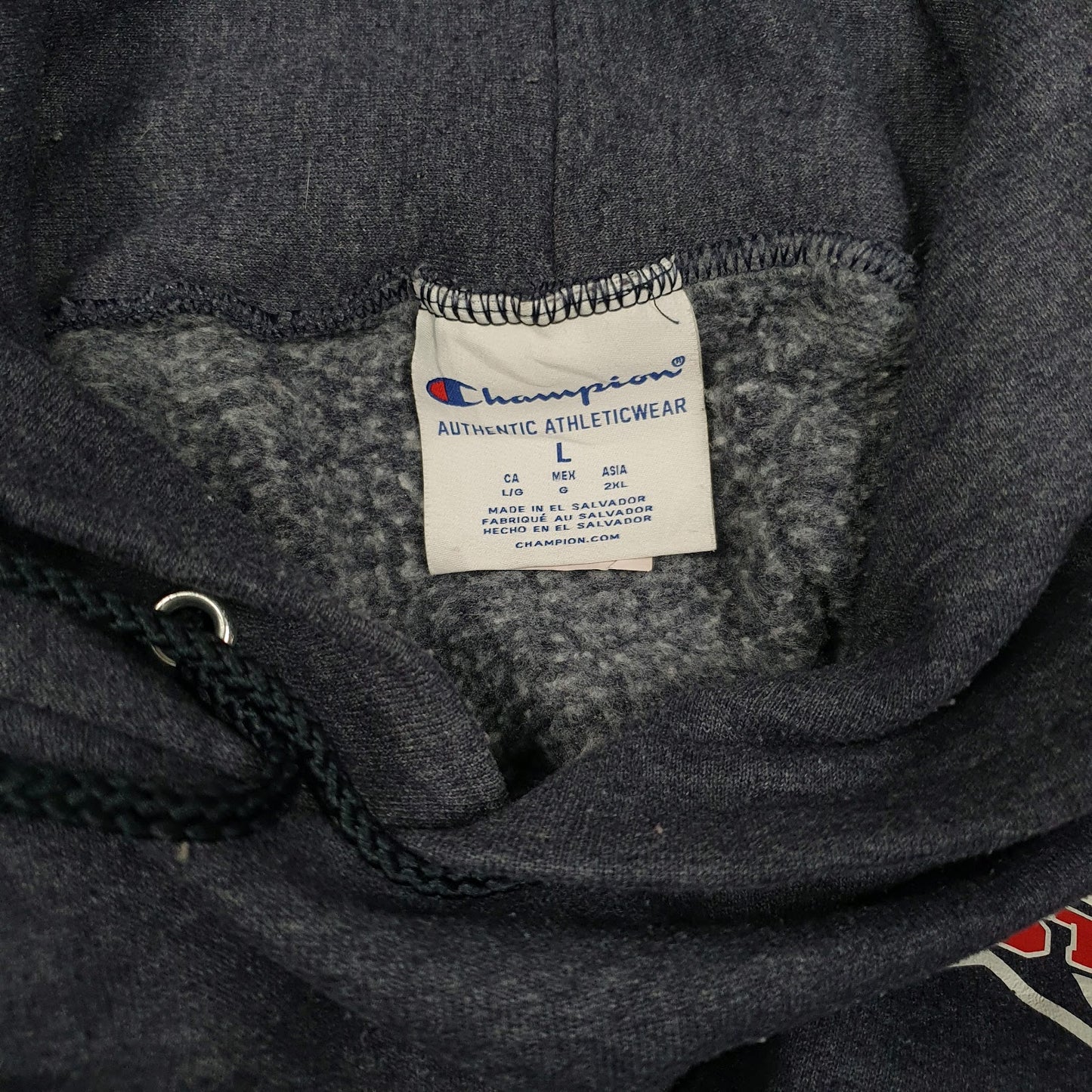 Mens Navy Champion  Hoodie Jumper