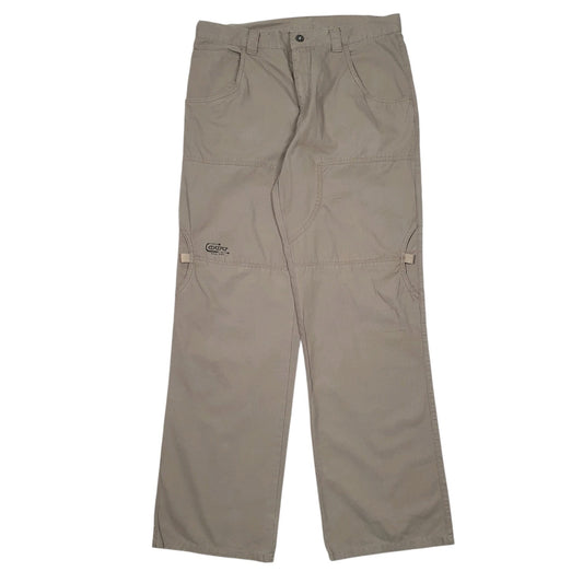 Mens Brown Real Men  Walking Trousers