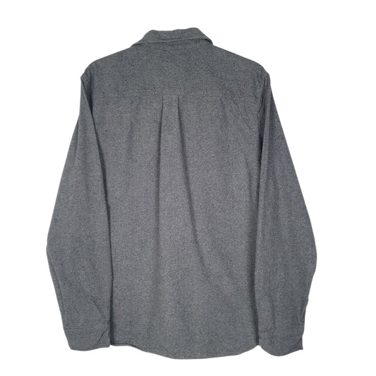 Mens Grey Eddie Bauer Chamois Heavyweight  Shirt