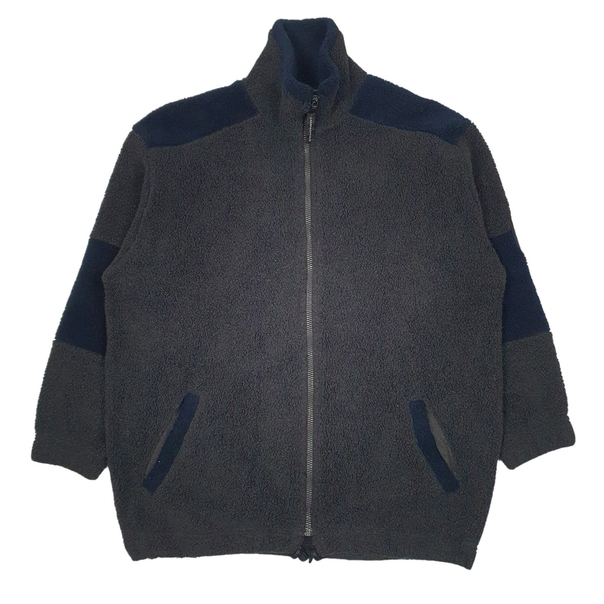 Mens Grey Campagnolo  Full Zip Jumper