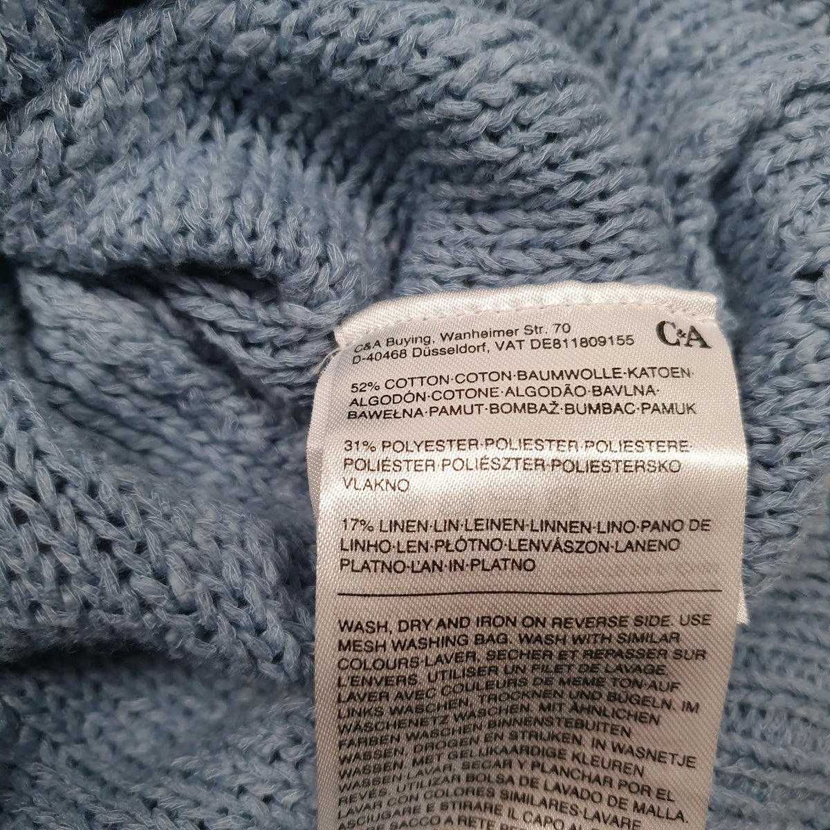 Womens Blue Unbranded  Crewneck Jumper