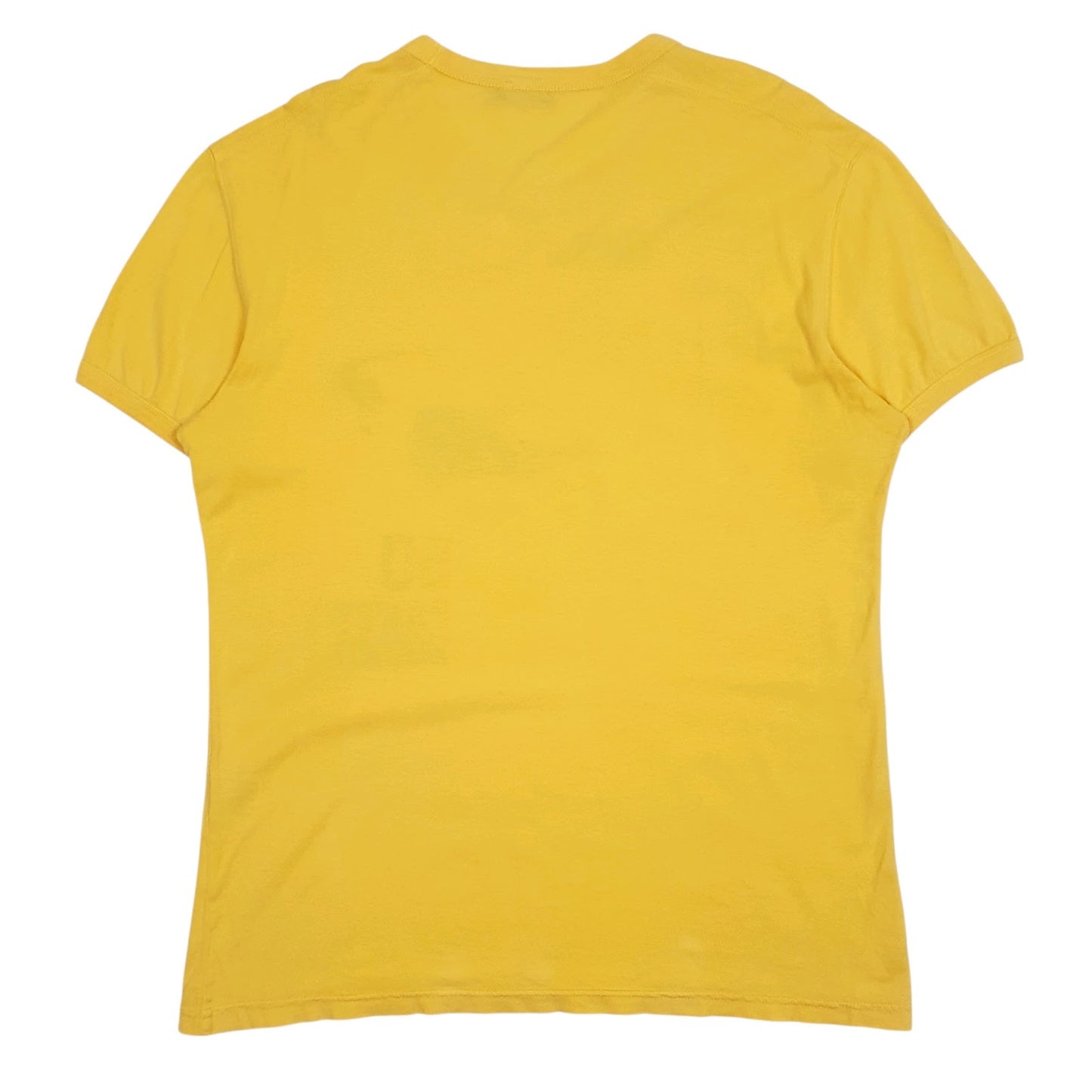 Mens Yellow Gas   T Shirt