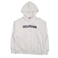 Mens White Tommy Hilfiger Spellout Hoodie Jumper