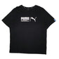 Mens Black Puma Handball Short Sleeve T Shirt