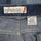 Mens Blue Indigo   Shorts