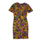 Womens Yellow Marlys   Dress