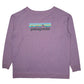 Womens Purple Patagonia Responsibili-Tee Hoodie T Shirt