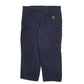 Mens Navy Carhartt   Trousers