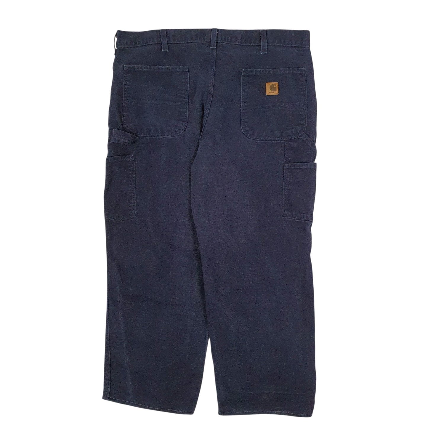 Mens Navy Carhartt   Trousers