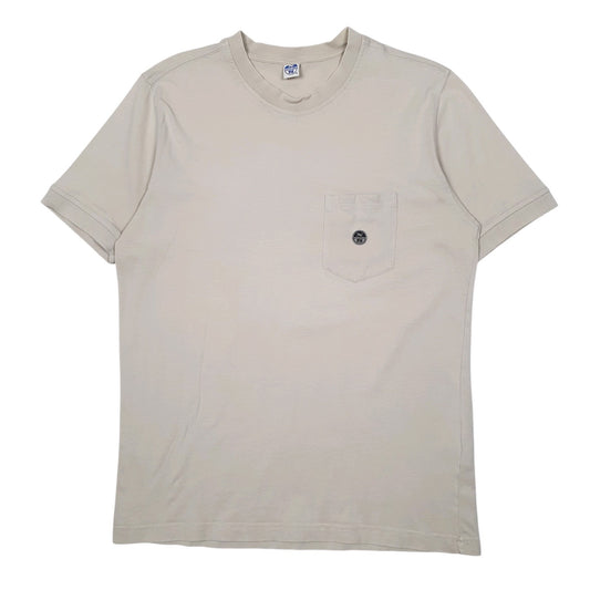Mens Cream North Sails Sailing Short Sleeve T Shirt