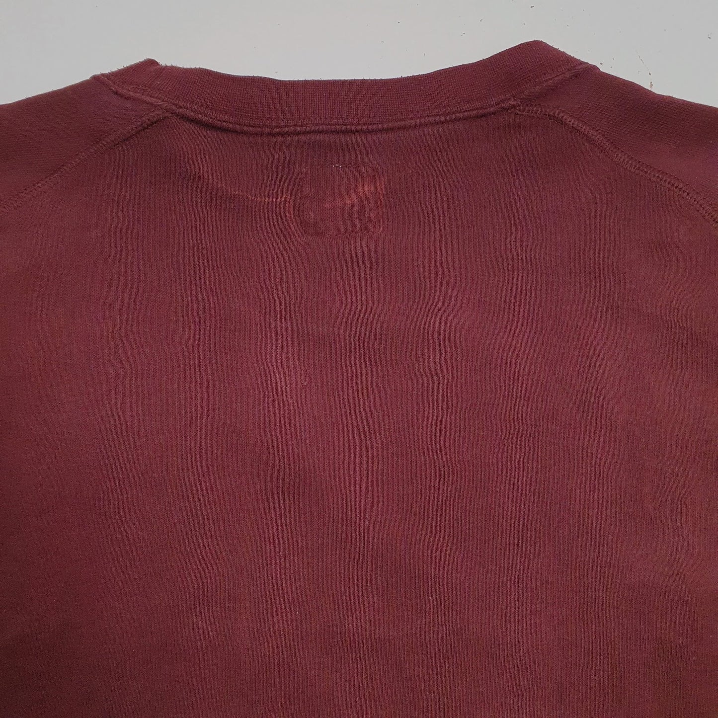 Mens Burgundy Champion Spellout Crewneck Jumper