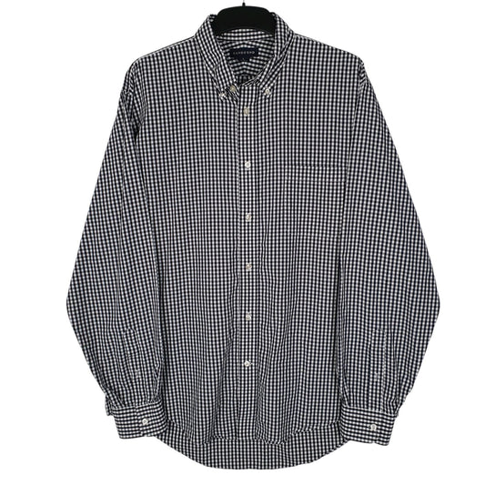 Mens Black Lands End  Long Sleeve Shirt