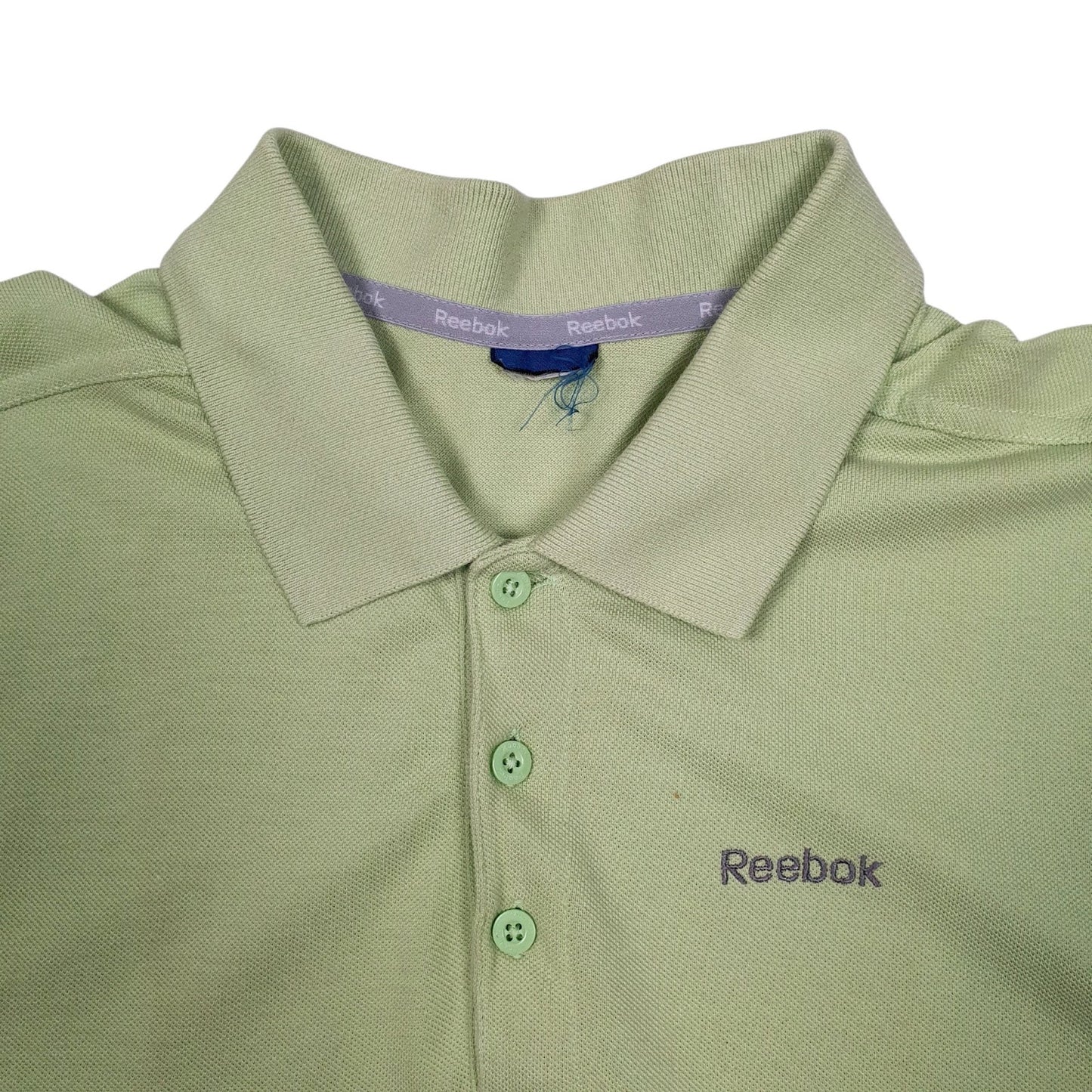 Mens Green Reebok   Polo Shirt