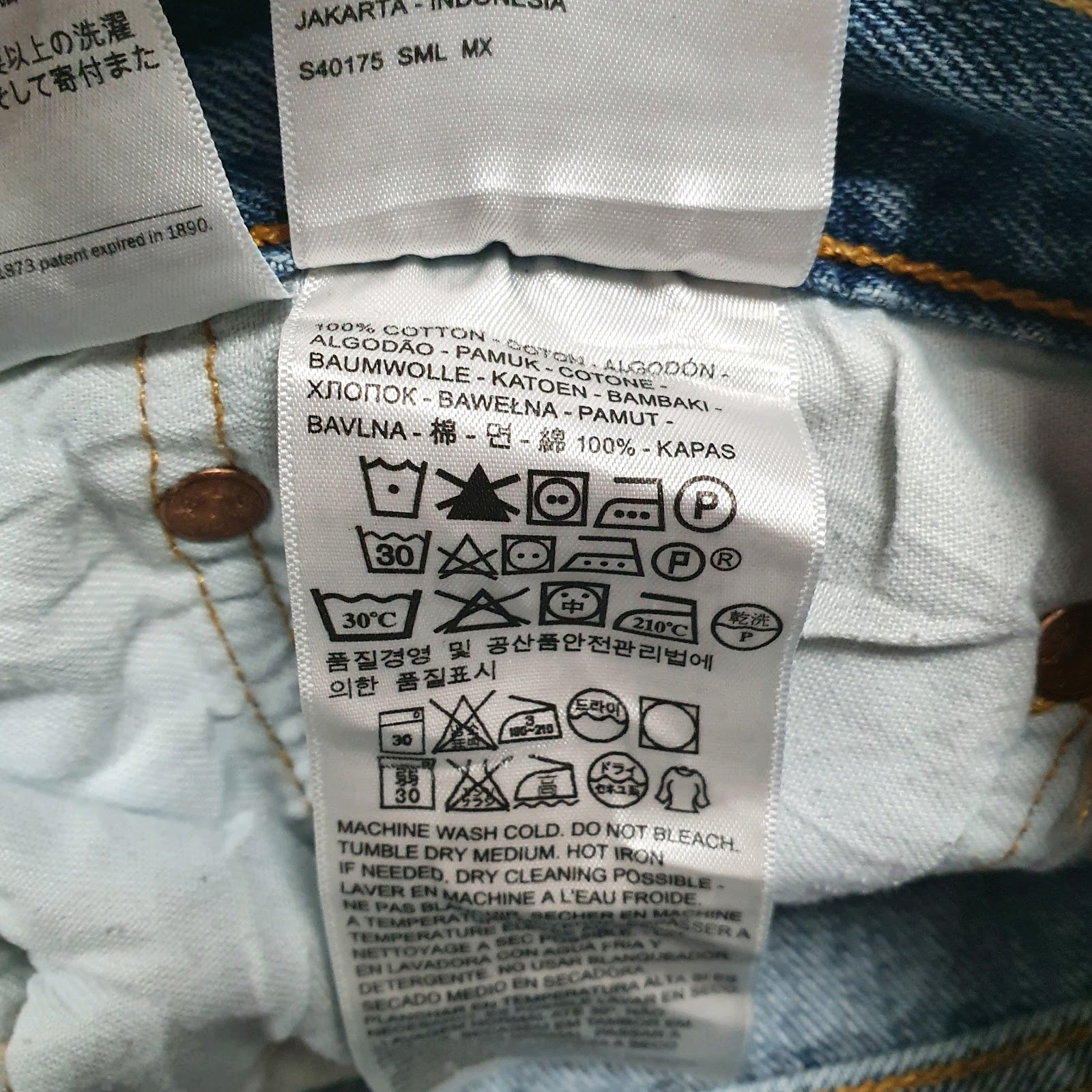 Mens Blue Levis   Jeans