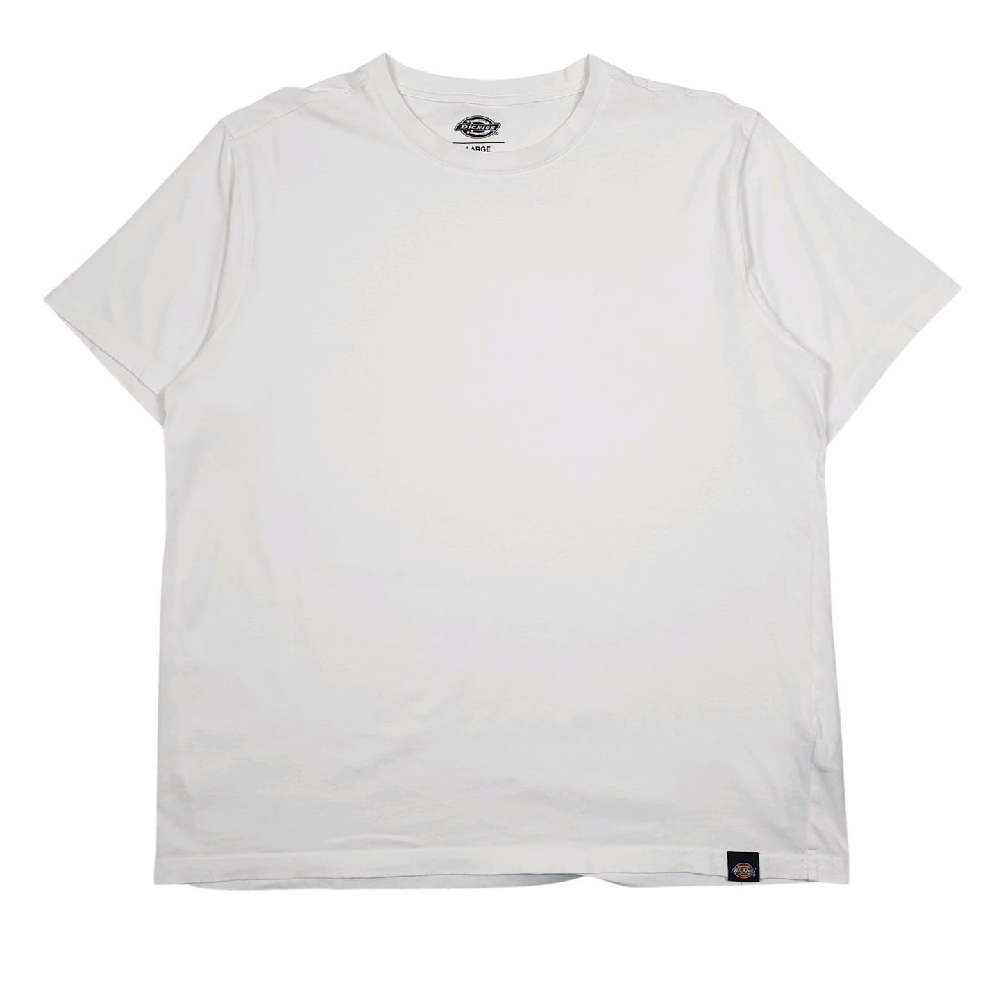 Mens White Dickies  Short Sleeve T Shirt