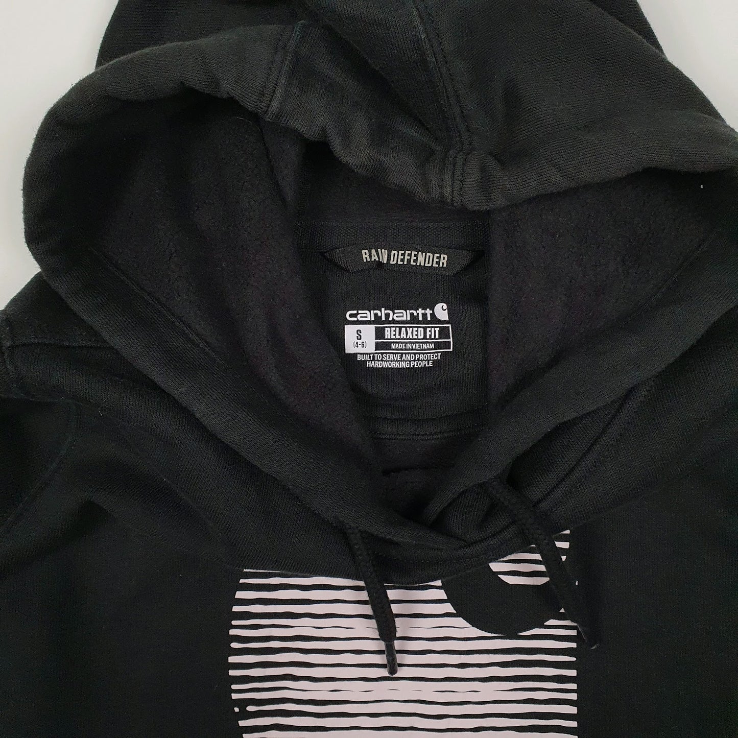 Womens Black Carhartt  Hoodie Jumper
