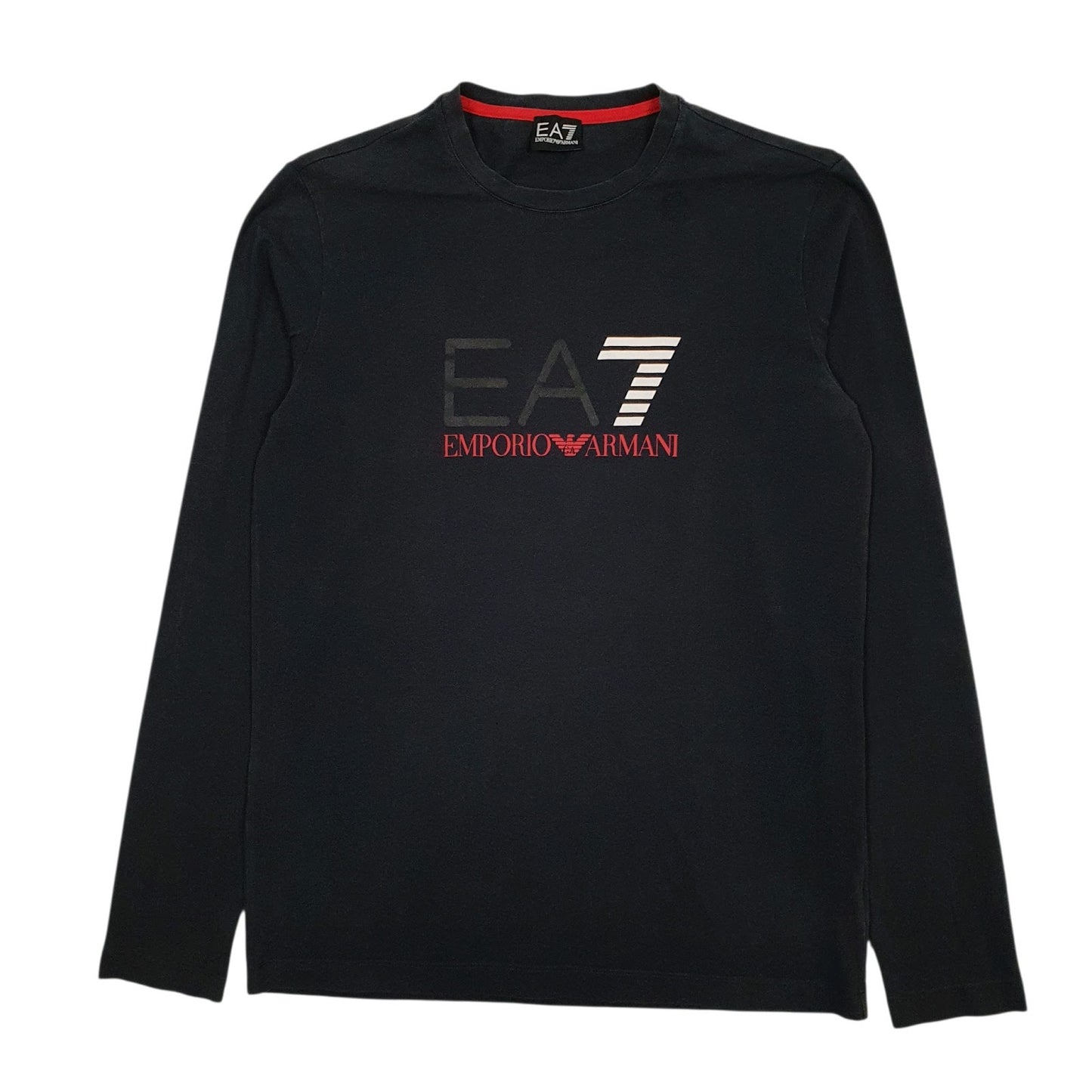 Mens Grey Emporio Armani  Long Sleeve T Shirt