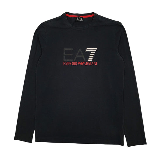 Mens Grey Emporio Armani  Long Sleeve T Shirt