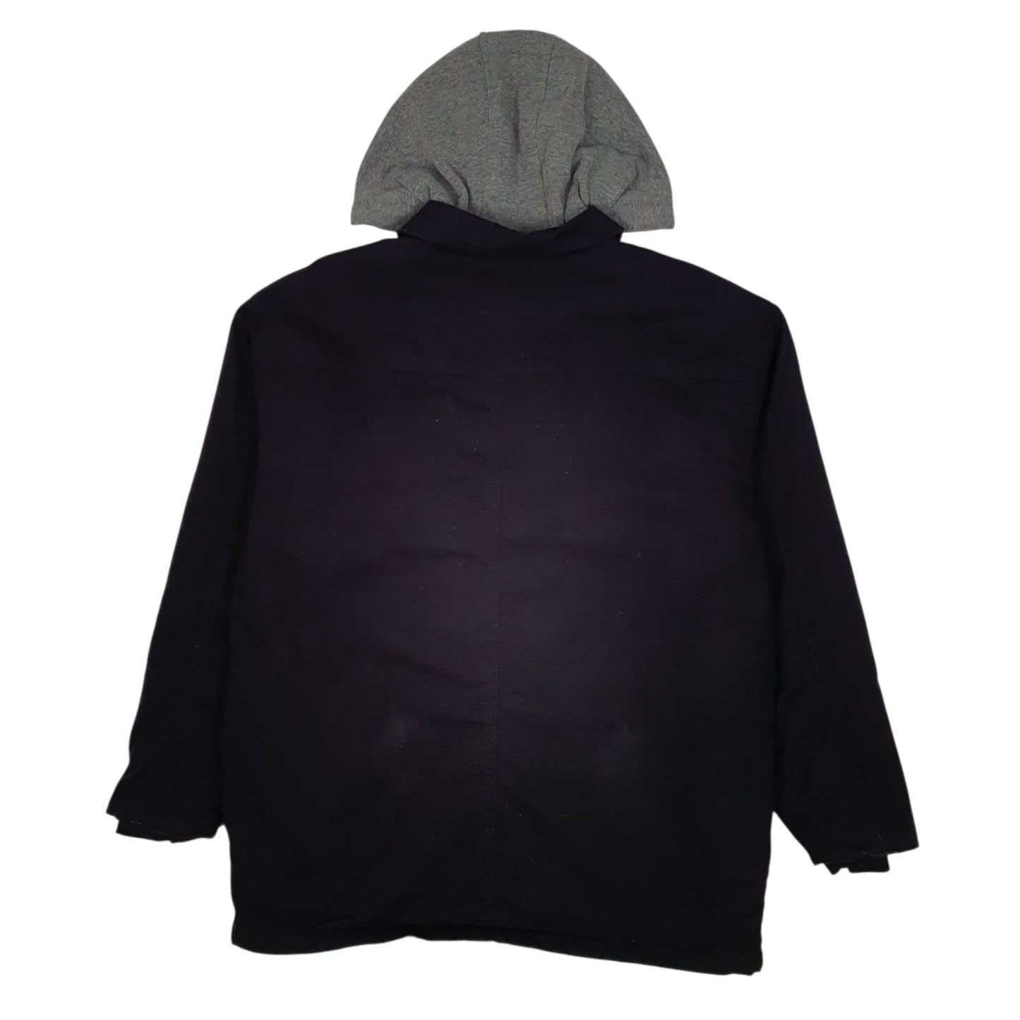 Mens Black Wrangler Hoodie Chore  Coat