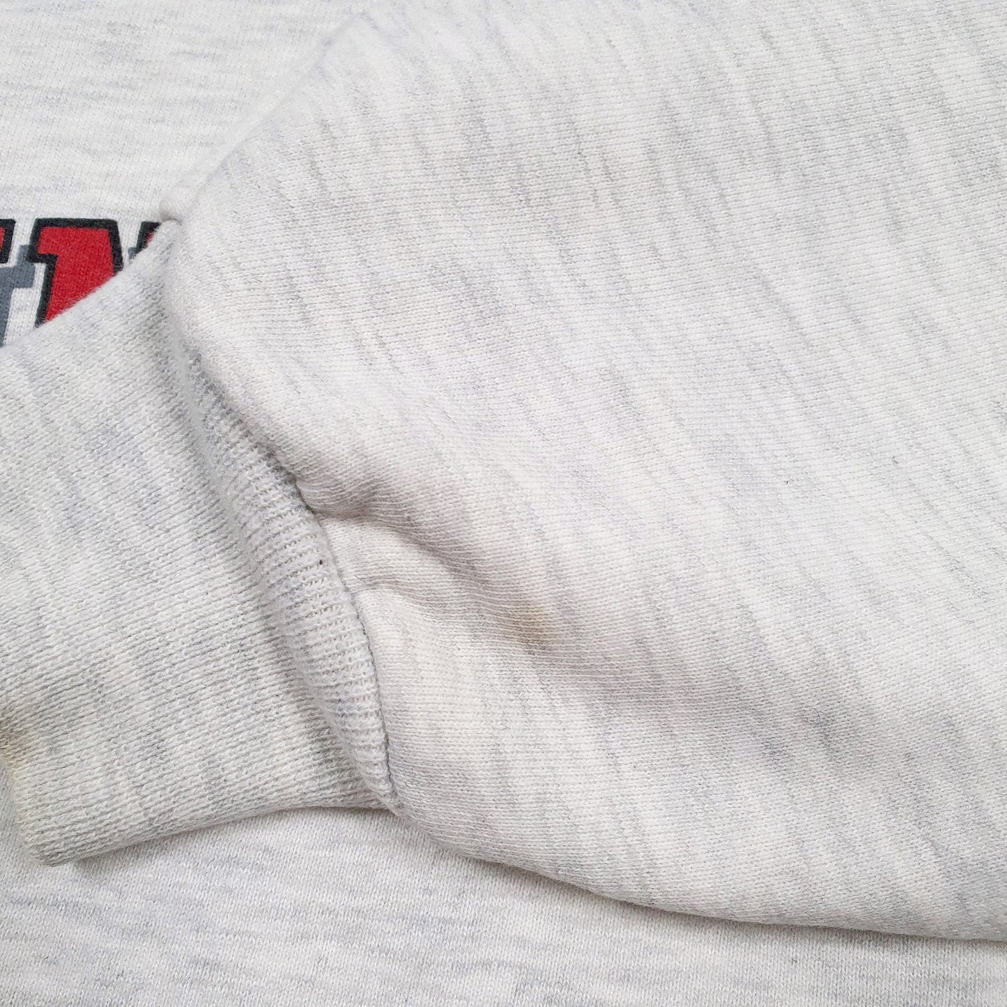 Mens Grey Gear St. John's University Vintage 90s Made In USA Crewneck Jumper