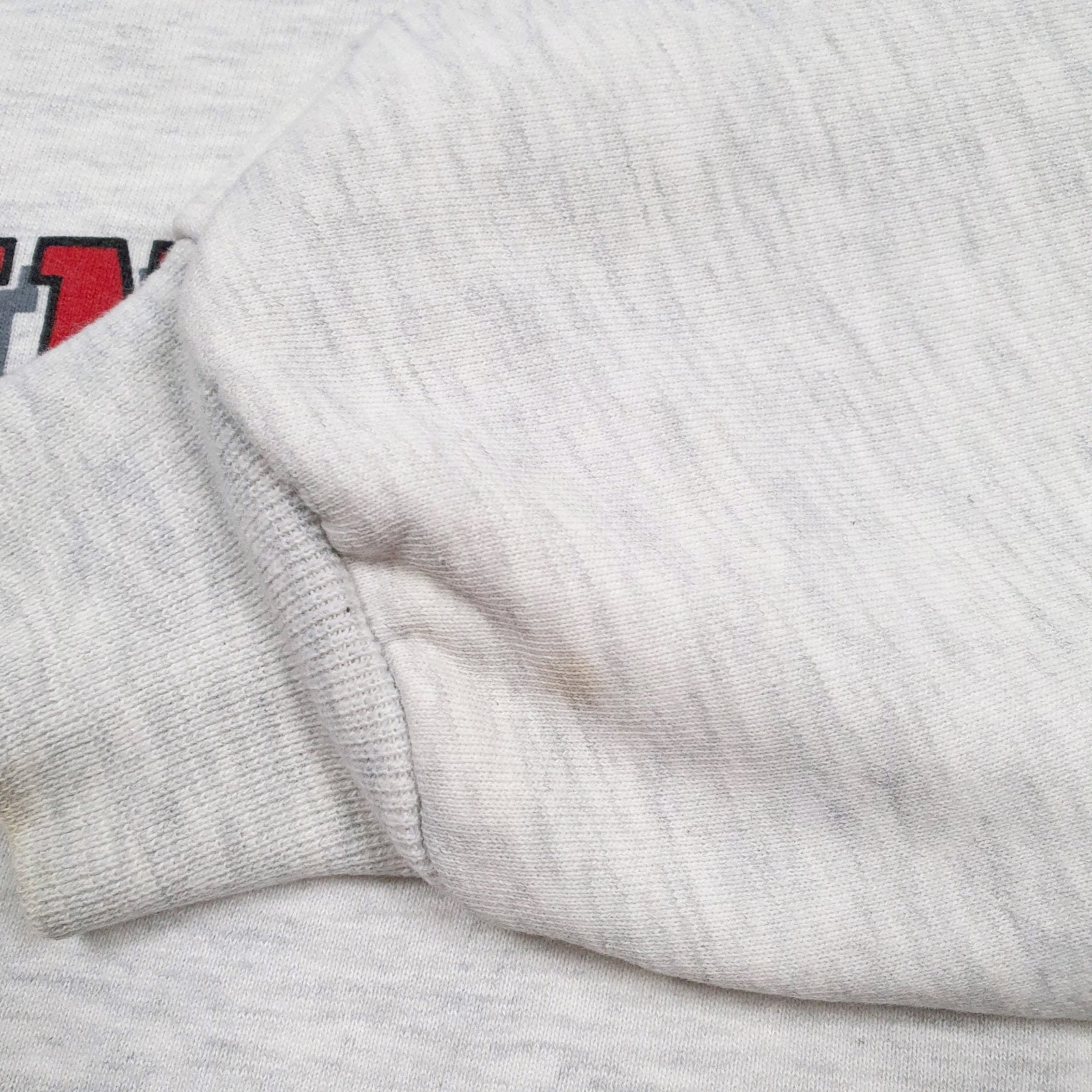 Mens Grey Gear St. John's University Vintage 90s Made In USA Crewneck Jumper