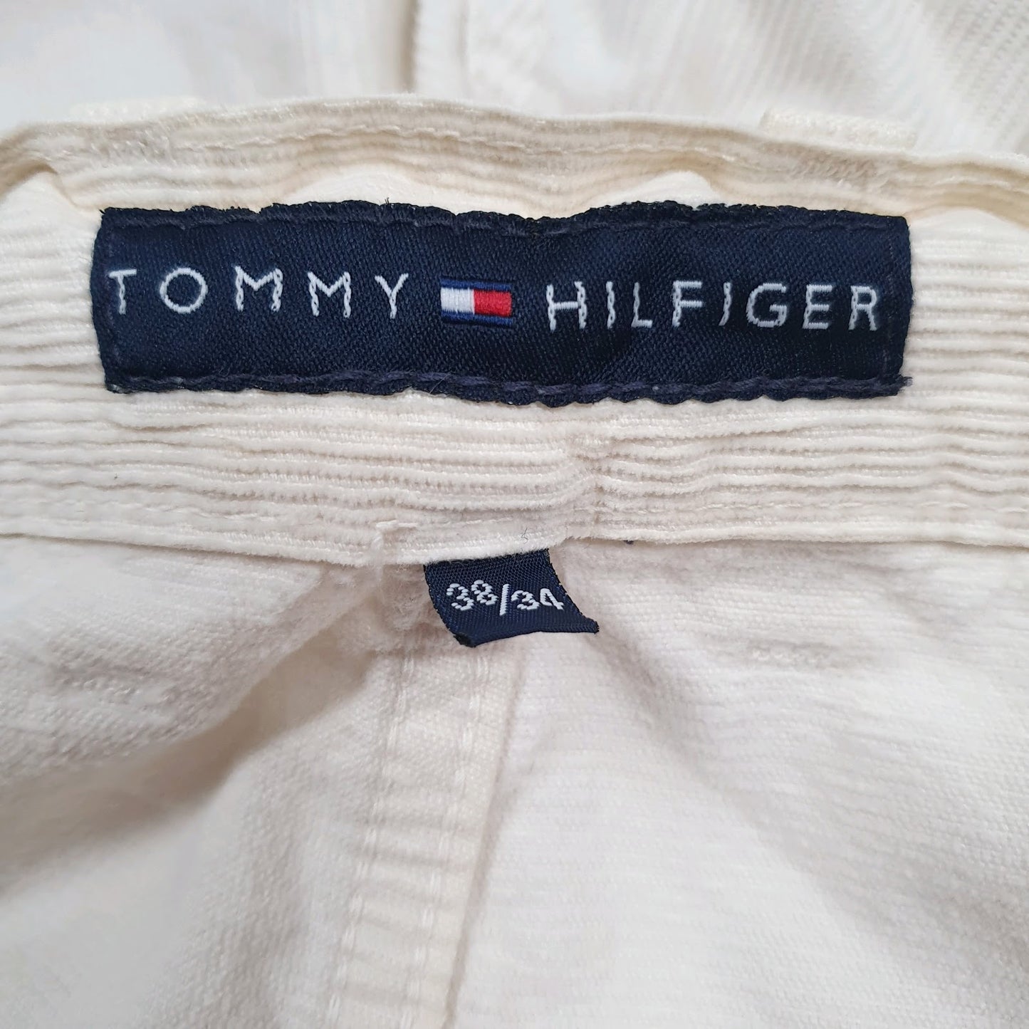 Mens Cream Tommy Hilfiger   Trousers