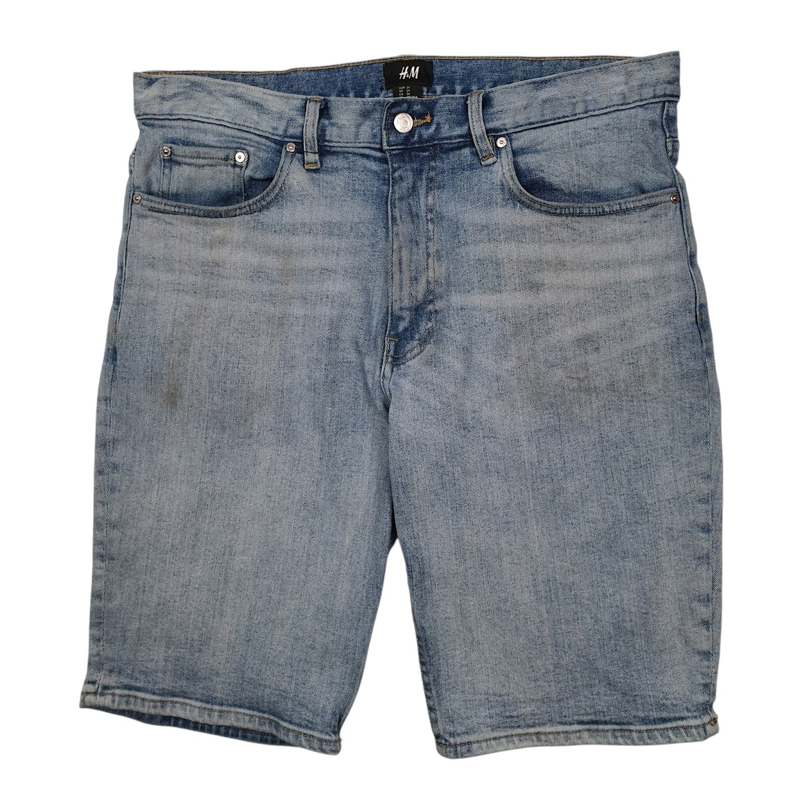 Mens Blue H&M  Denim Shorts